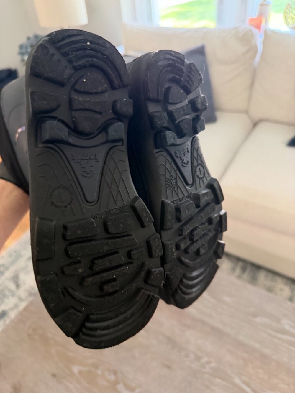 Boys Kamik black snow rain all weather boots size 1 - Picture 4 of 4